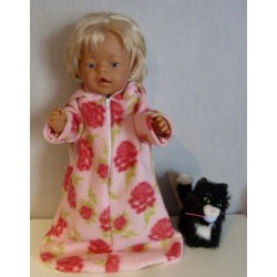 reiszak roze roosjes baby born 43cm