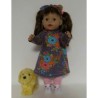 hoodiejurk set grijs hertje  baby born 43cm