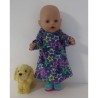 hoodiejurk blauw sterren baby born 43cm
