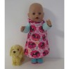hoodiejurk hobbelpaard baby born 43cm