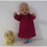 hoodiejurk stippen baby born 43cm