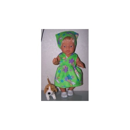 strandjurk tinkerbell groen baby born 43cm