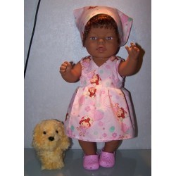 strandjurk strawberry shortcake baby bubbels baby born 43cm