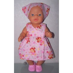 strandjurk strawberry shortcake baby eendjes baby born 43cm