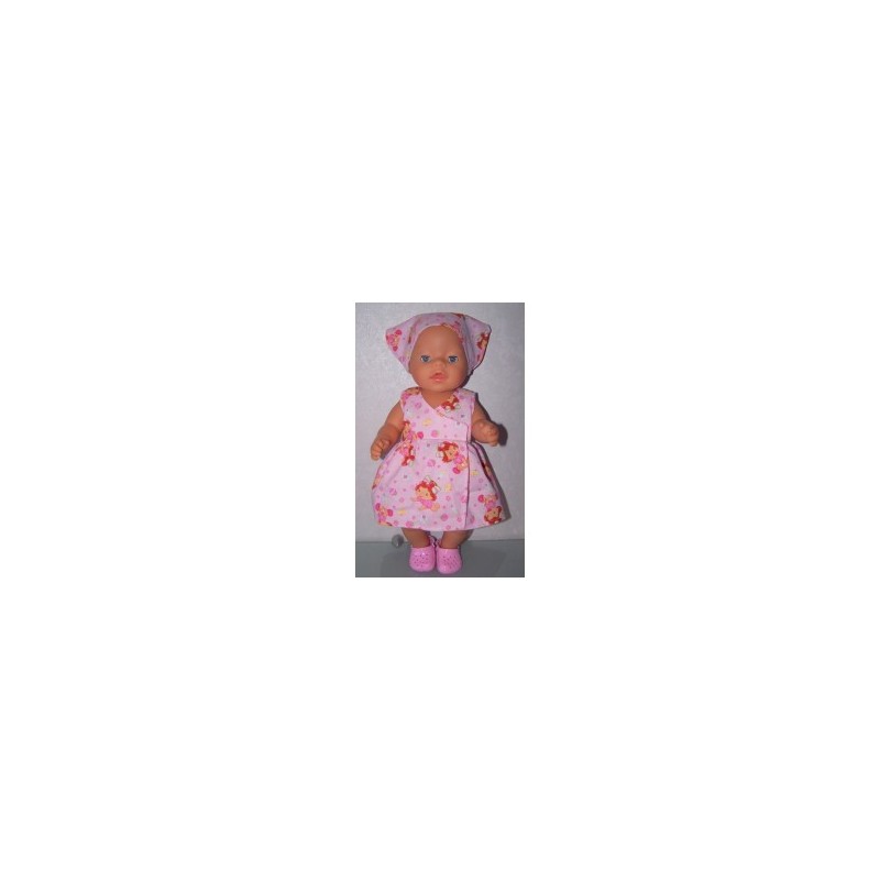 strandjurk strawberry shortcake baby eendjes baby born 43cm