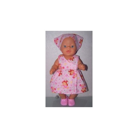 strandjurk strawberry shortcake baby eendjes baby born 43cm