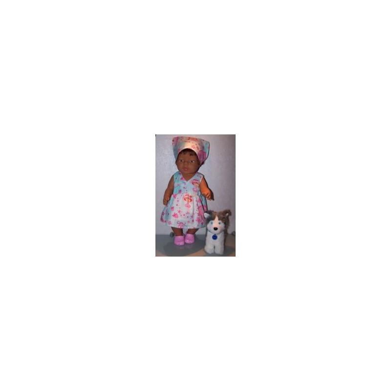 strandjurk strawberry shortcake tutu baby born 43cm