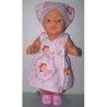 strandjurk strawberry shortcake baby baby born 43cm