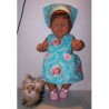 strandjurk strawberry shortcake tea baby born 43cm