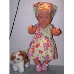 strandjurk strawberry shortcake groen baby born 43cm