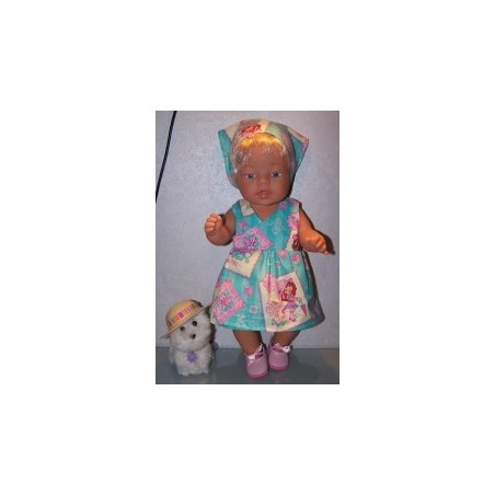 strandjurk strawberry shortcake sweet tea baby born 43cm