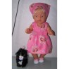 strandjurk strawberry shortcake tea roze baby born 43cm