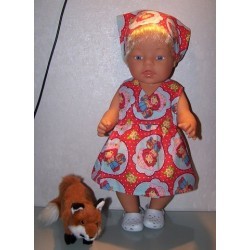 strandjurk strawberry shortcake aardbeien baby born 43cm