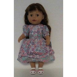 lievejurk gebloemd baby born 43cm