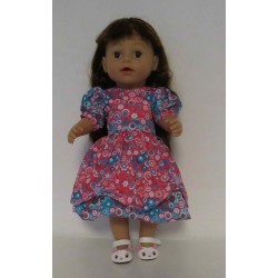 lievejurk roze groen baby born 43cm