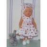 ballonjurk setje snoepjes roze baby born 43cm