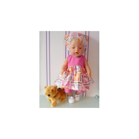 ballonjurk setje hello kitty peace baby born 43cm
