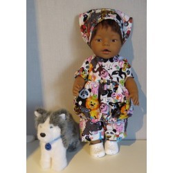 ballonjurk setje dieren baby born 43cm