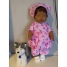 ballonjurk setje roze strikjes baby born 43cm