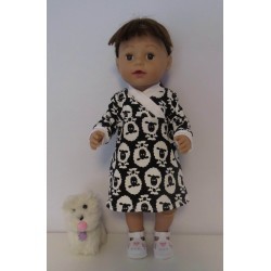 overslagjurk schapen baby born 43cm