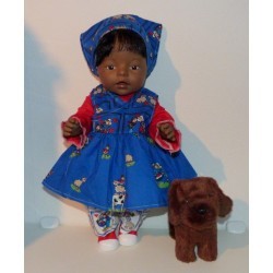 overslagjurk set holland baby born 43cm