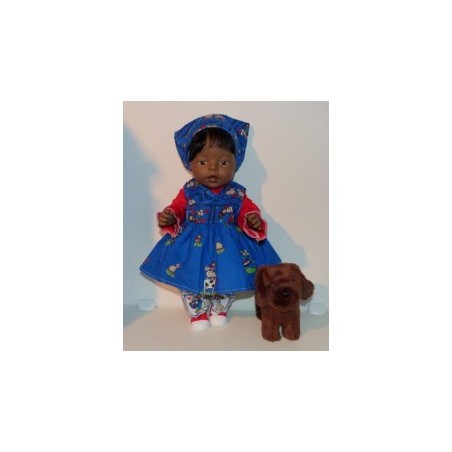 overslagjurk set holland baby born 43cm