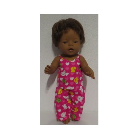 pyjama winnie the pooh baby born 43cm