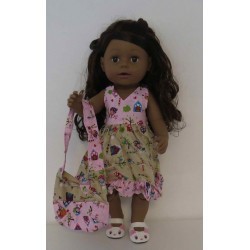 luxe jurk meisje baby born 43cm