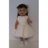 jurk met kant licht roze baby born 43cm