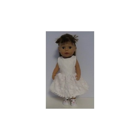 jurk met kant baby born 43cm