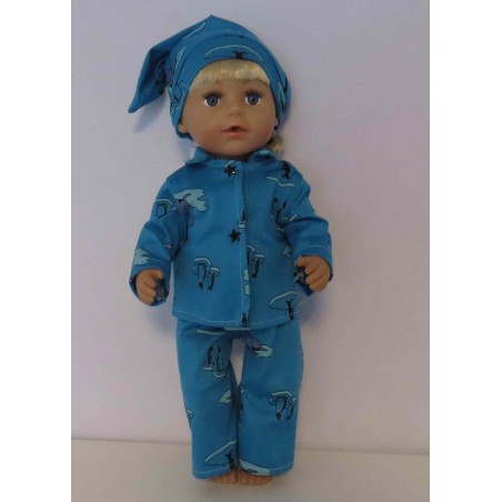 pyjama pinguins baby born 43cm