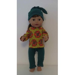 tricot pyjama hertje baby born 43cm