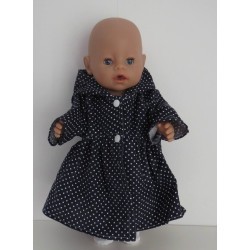 ballonjas stippen baby born 43cm