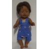 zomerpyjama hello kitty blauw stippen  baby born 43cm