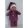 pyjama met sterren baby born 43cm