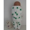 tussenjas met broek groen sterren baby born 43cm