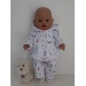 tussenjas met broek bosdieren baby born 43cm
