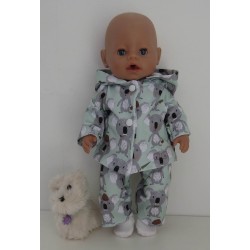 tussenjas met broek koala baby born 43cm