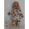 tussenjas met broek tijgers baby born 43cm