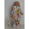 tussenjas met broek tijgers baby born 43cm