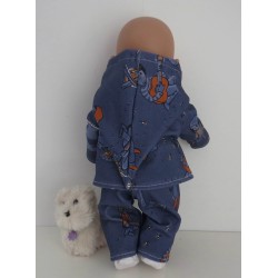 tussenjas met broek kamperen baby born 43cm