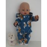 tussenjas met broek tractors baby born 43cm