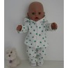 tussenjas met broek sterren groen baby born 43cm