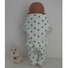 tussenjas met broek sterren groen baby born 43cm