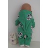 tussenjas met broek groen eenhoorn baby born 43cm