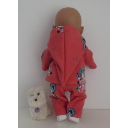 tussenjas met broek eenhoorn baby born 43cm