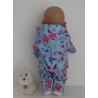 tussenjas met broek blauw duiven baby born 43cm
