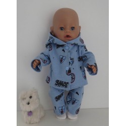tussenjas met broek space baby born 43cm
