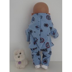 tussenjas met broek space baby born 43cm