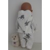 tussenjas met broek ballet baby born 43cm